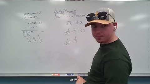 Rolles Theorem and Mean Value Theorem