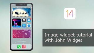 iOS 14 image widget tutorial with John Widget screenshot 1
