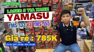 Máy Cân Bằng Laser Giá Rẻ YAMASU 5 Tia Xanh YMS-133 và YMS-155