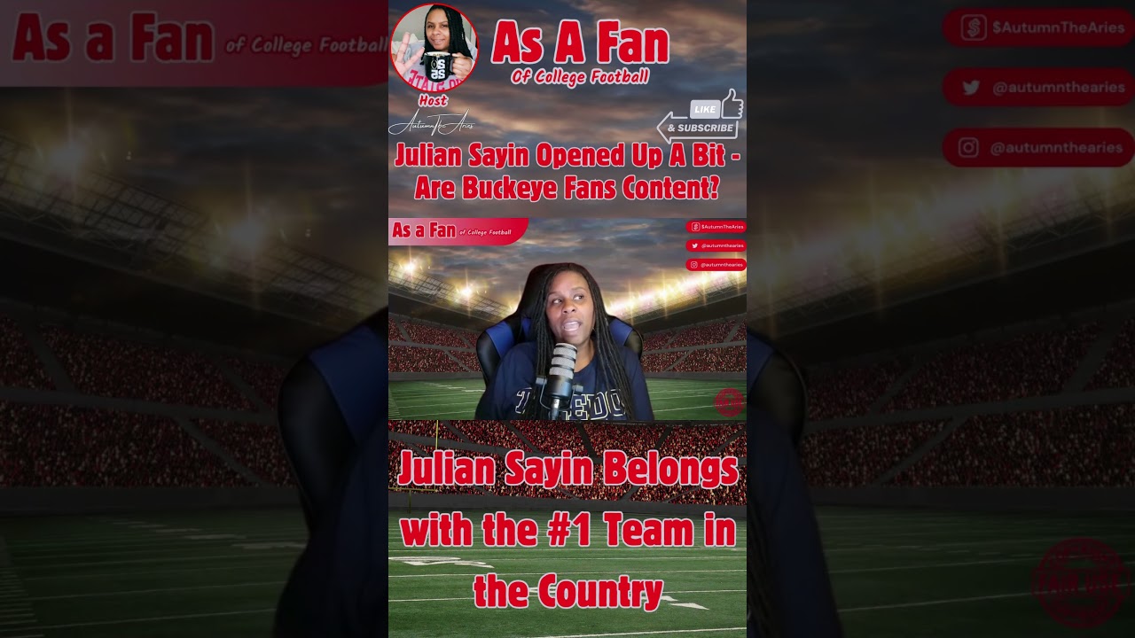 Julian Sayin Belongs with the #1 Team in the Country - | As A Fan of #CFB #ohiostate #minnesota