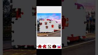 ASMR 100 Piece Jigsaw - London Bus on Westminster Bridge, England  screenshot 2