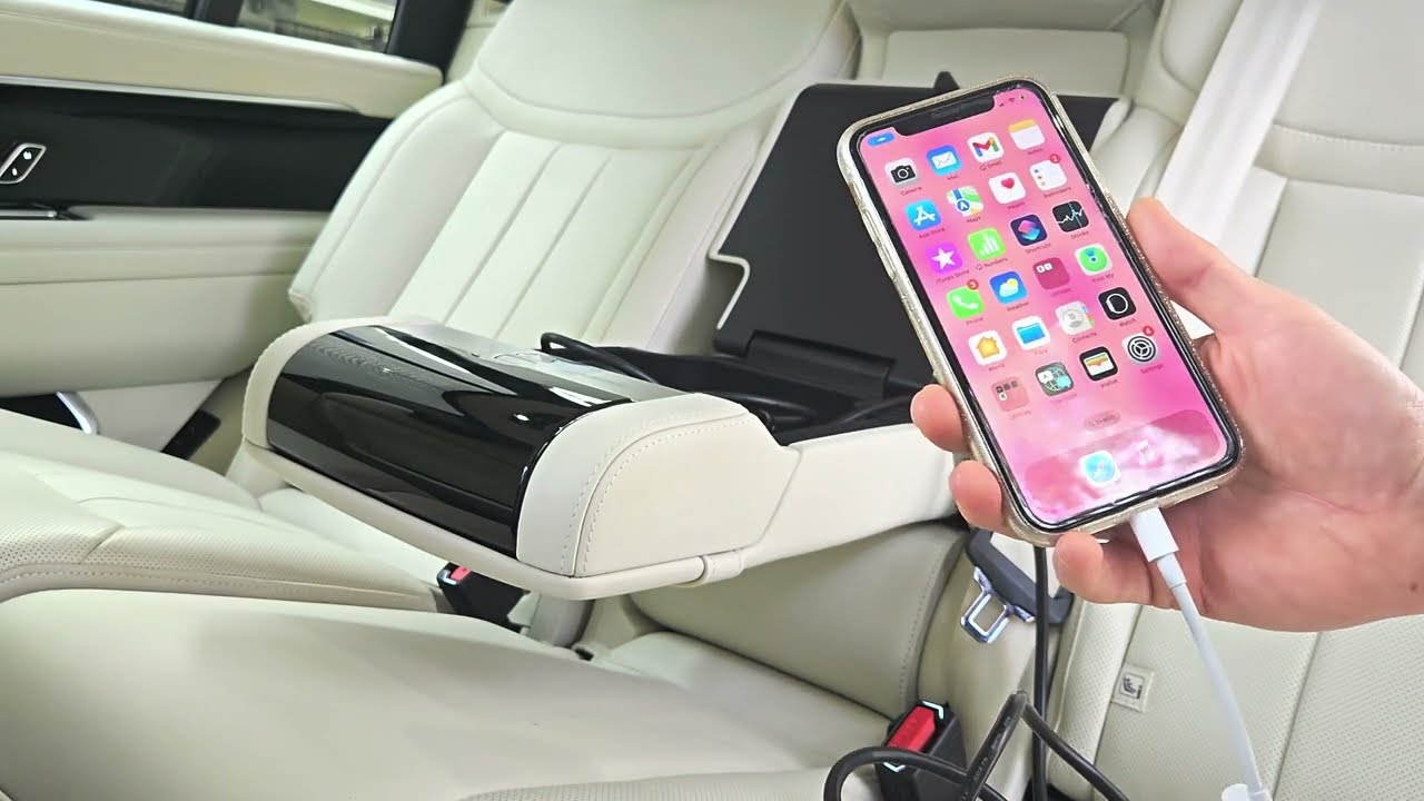 How-To: LandRover RangeRover Rear Seat Entertainment Mirror / Stream from your iPhone