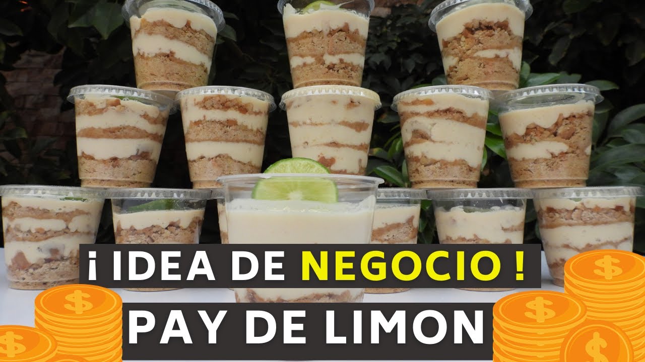 PAY DE LIMON PARA NEGOCIO CON COSTOS Y GANACIA