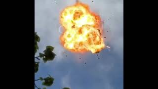 Ukrainian SAM hits Russian Shahed over Dnipro