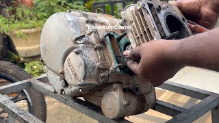 Suzuki GN250 Full Engine Dismantling / GN250 Engine Repair