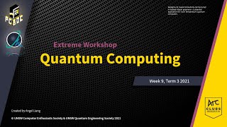 Workshop Wednesday: Quantum Computing ft. Q-Soc (Week 9, Term 3, 2021)