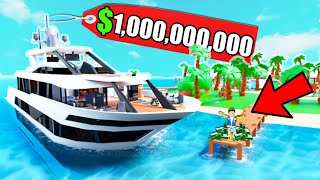 BUYING THE YACHT ON ROBLOX  LIFE!! 