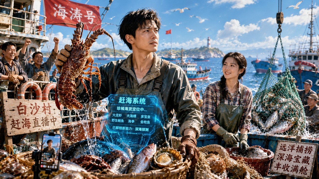 【重回1995：趕海成就傳奇船長】重生回到1995，他靠趕海系統精準尋寶！澳龍、珍珠、古沉船接連現世，從一艘破船拼出遠洋船隊，最終成為名震四海的傳奇船長！#系统#穿越#爽剧#260802gh
