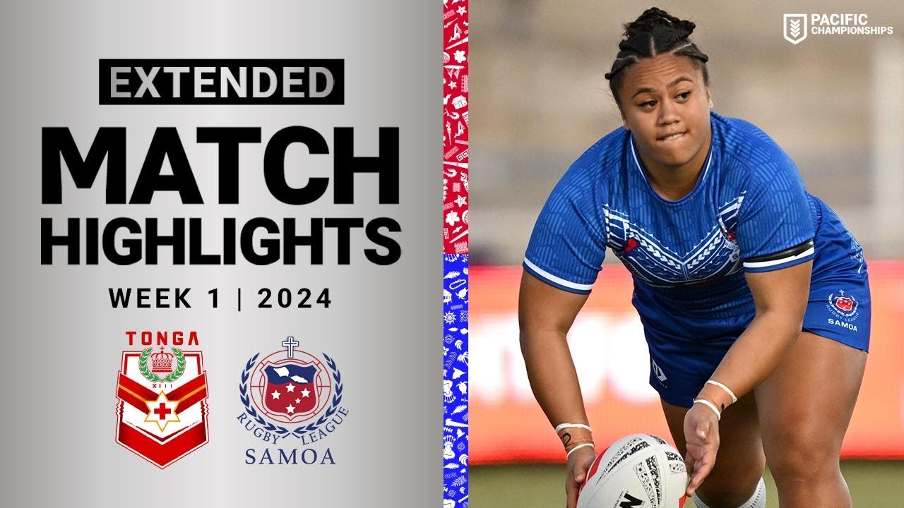 Pacific Championships 2024 | Tonga XIII v Fetu Samoa | Extended Highlights