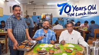 70 Years Old Hotel in Trivandrum | Kerala Meals with Non Veg Thoran | Dhanya Hotel screenshot 3