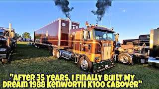 The Only 1988 Kenworth K100 Cabover Like This In America, Life Of A Truck Driver