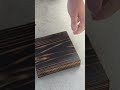 焼杉の木製表札作りのために、杉板をガスバーナーで焼く #woodworking #表札 #木工 #表札
