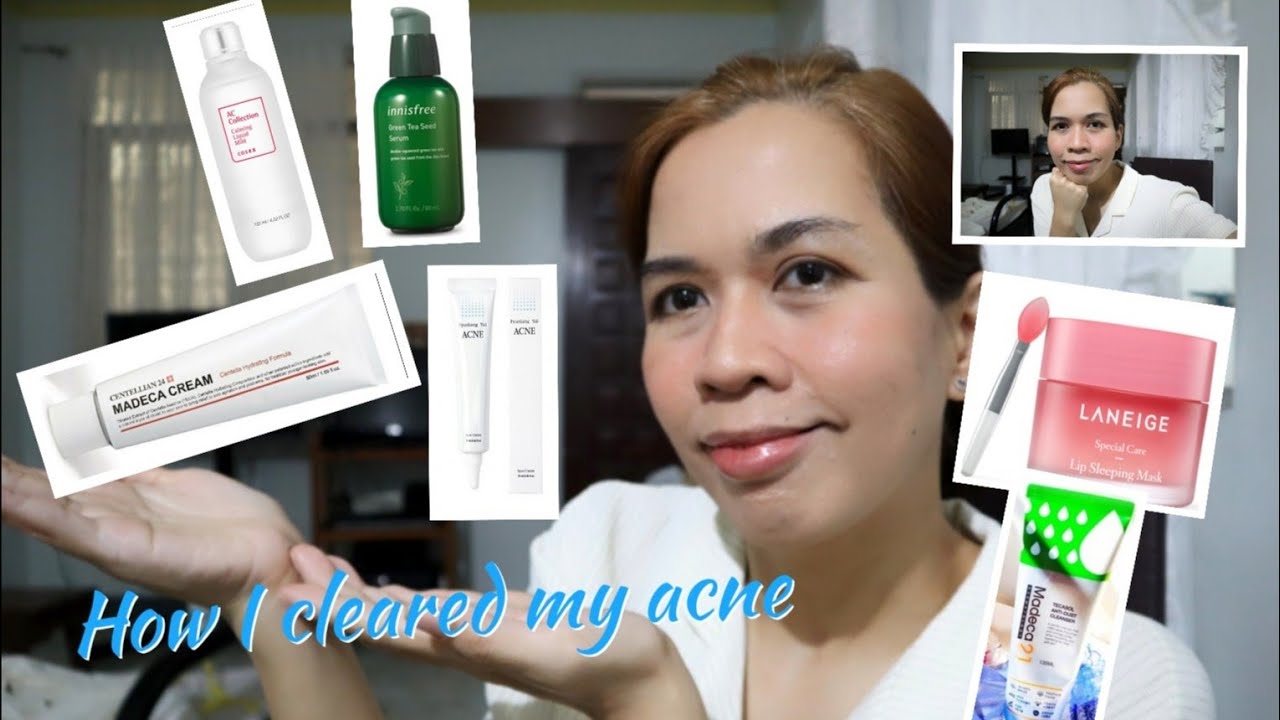 SKINCARE ROUTINE! How I cleared my acne | iheartdotie - YouTube