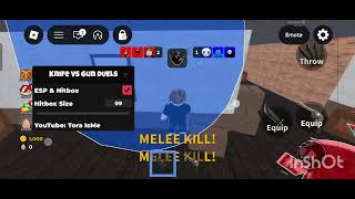 ⚔️ Knife vs Gun Duels Script - Hitbox Settings Player Esp