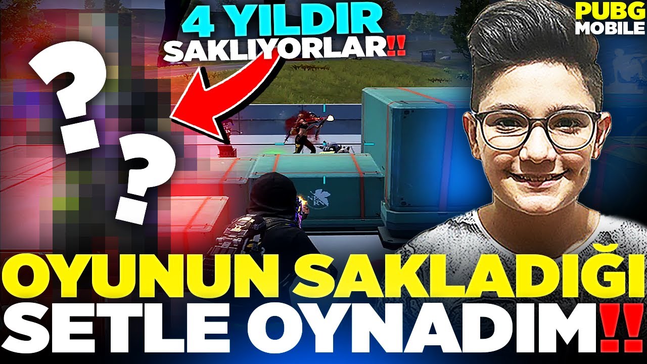 OHA!!🤯 PUBG MOBIL'NİN 4 YILDIR SAKLADIĞI SETLE OYNADIM!! TEK BENDE VAR!!