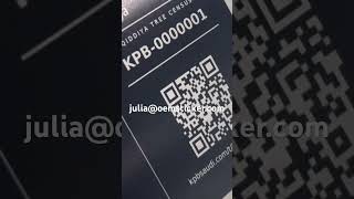 Scratch-resistant desert QR code asset tag #sticker