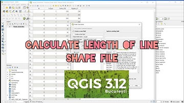 How to Calculate Length of Shape file in QGIS || Calculate Length of Line Shape file in QGIS 3.12.2
