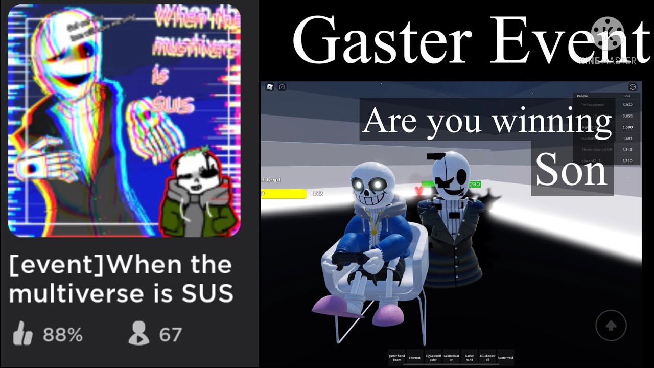 Roblox, Multiverse Of Sus, Cross Sans