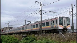 E129系B6+A17編成 信越本線下り普通441M 長岡→新潟