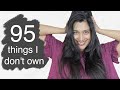 95 things I don't own || Minimalism for beginners