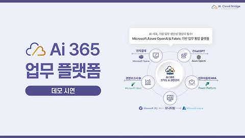 Ai 365 업무 플랫폼 데모 시연