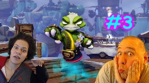 SKYLANDERS swap force : CO-OP walkthrough #3 "CASCADE GLADE" part 1 ( HARD MODE )