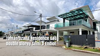 Renovated Double Storey Semi D Endlot at Taman Ozana Residence Melaka Guarded Gated