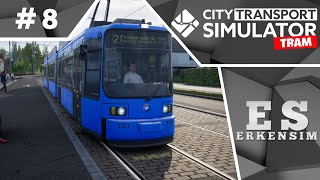 : City Transport Simulator: Tram | #8 | Linie 2 - Am Weidensee "uber HBF nach Friedrich-Schneider-Str