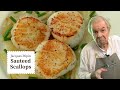 Jacques ppins sauteed scallops with endives  cooking at home   kqed