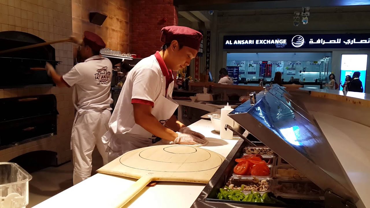 Pizza Maker at Flippin Pizza Dubai YouTube