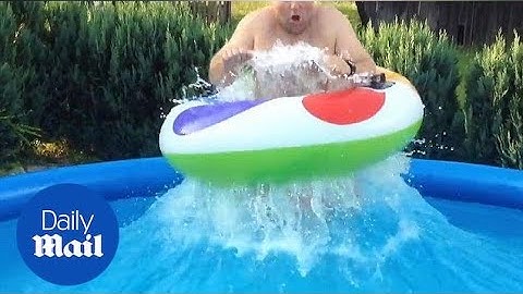 Incredible life hack shows how to create waves in kid pool