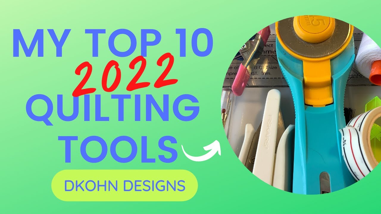 Best Quilting Tools and Supplies in 2022: Olfa Rotary Cutter and More