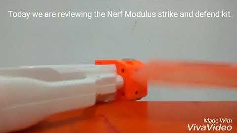 Reviewing the Nerf Modulus Strike and Defend kit | DartReviewTime