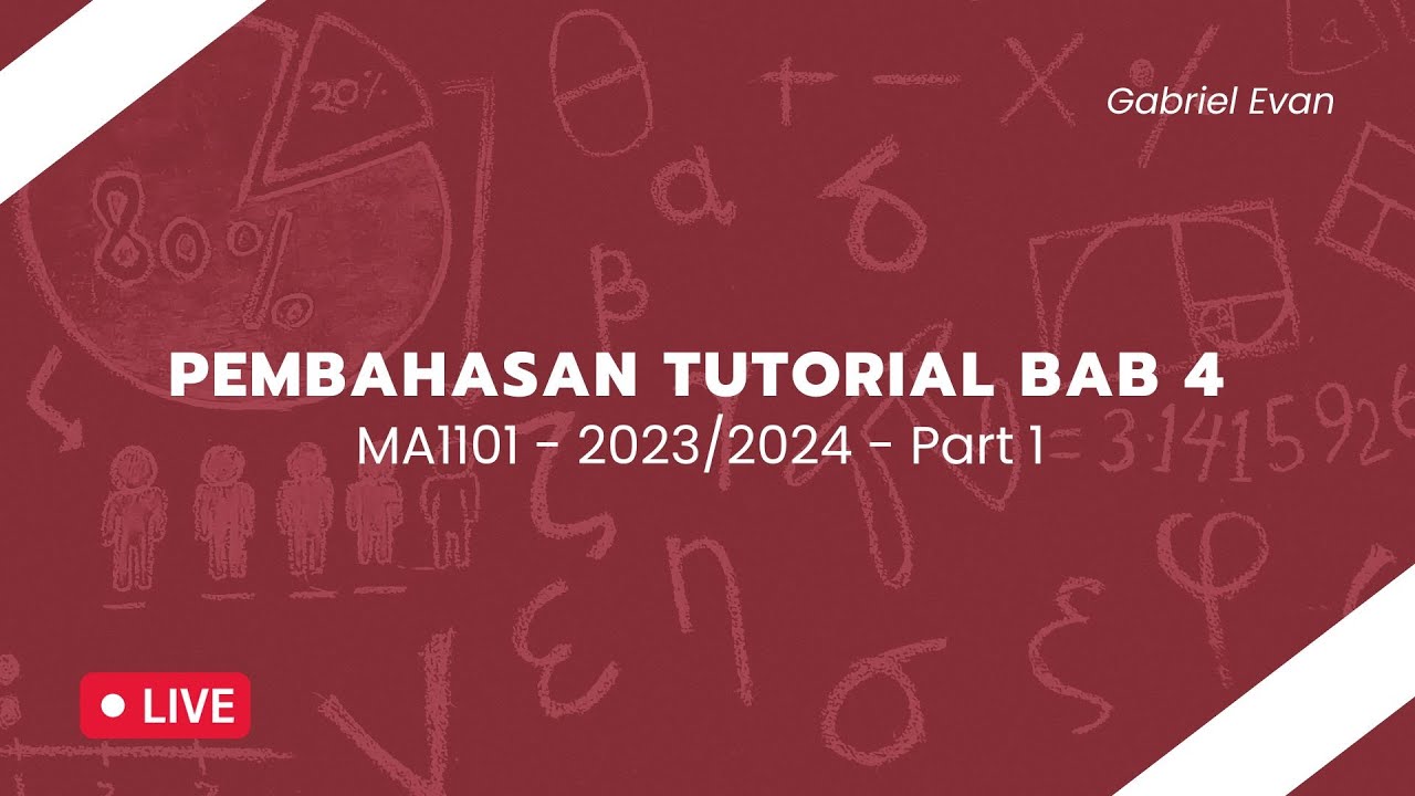Pembahasan Tutorial Bab 4 MA1101 - Part 1 - YouTube