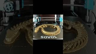 Famous Fascinating Gold Articulated Dragon 3D Print Timelapse #timelapse #3dprinting  #3dprinter Wealth