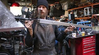 Forging a pattern welded multi fullerd Witcher 3 sword, the complete movie