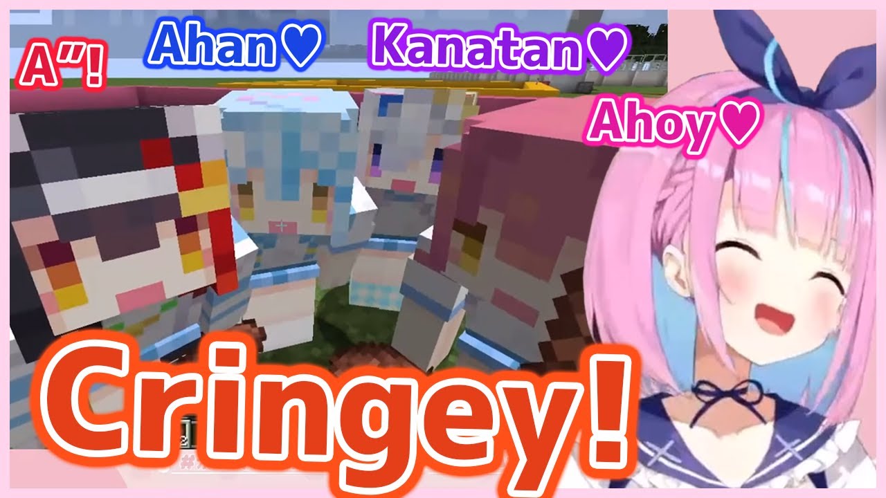 Aqua can't stop laughing at her members' cringey introductions【Hololive】