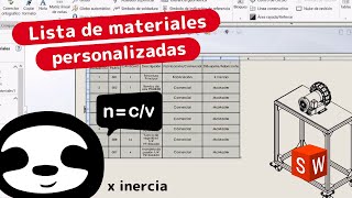 Crea tus propias plantillas en Solidworks - Lista de materiales personalizadas (BOM)