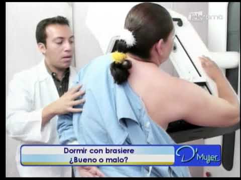 Dormir con brasiere ¿Bueno o malo?