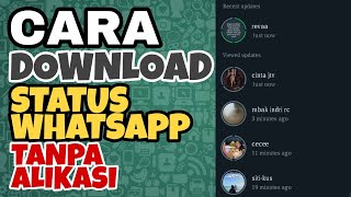 Simpan Status/Story Whatsapp Orang Lain Tanpa Aplikasi? Ini Caranya ‼️ || w/Reza screenshot 2