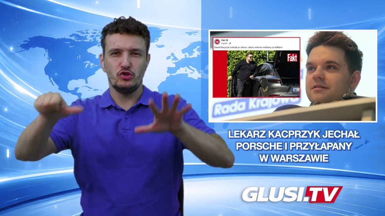 Lekarz Kacprzyk jechał Porsche i przyłapany w Warszawie