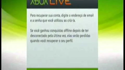Como recuperar conta Xbox pela gamertag?