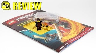 LEGO NINJAGO THE DJINN MENACE BOOK KAI MINIFIGURE REVIEW