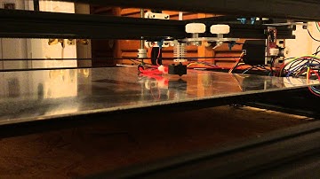 Cobblebot 3d printer just about ready to print first part.