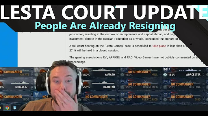 Lesta Court Update - People Are Already Resigning