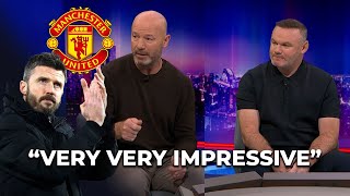 Rooney and Alan Shearer on Michael Carrick First Game - Manchester United 2-0 Manchester City