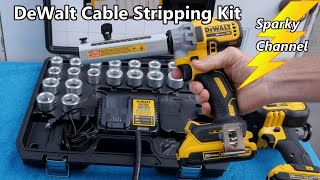 Renewed DEWALT DCE151TD1R 20V MAX XR Cordless Cable Stripper Kit 