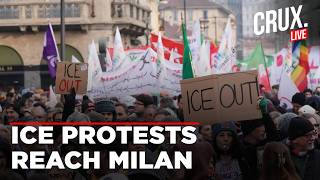 LIVE | Protests Erupt in Milan Over ICE Agents Deployment At Winter Olympic Games