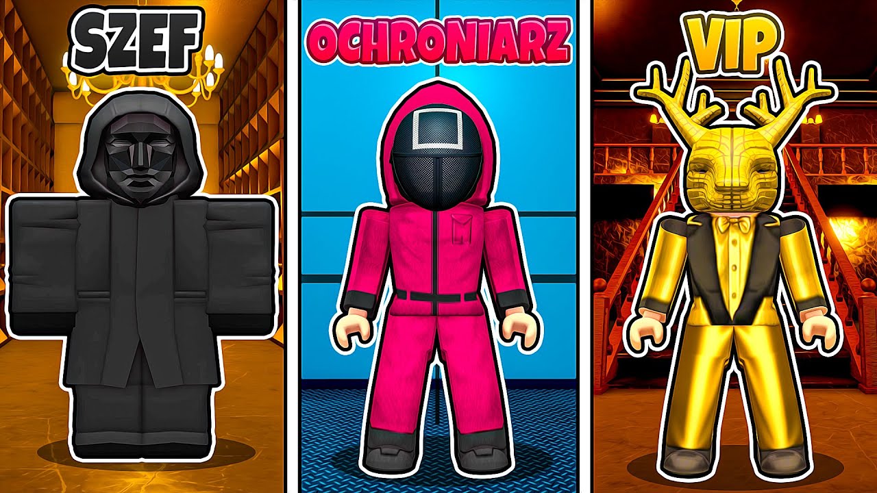 Gram jako LIDER, OCHRONIARZ, VIP w Squid Game 2 w ROBLOX!