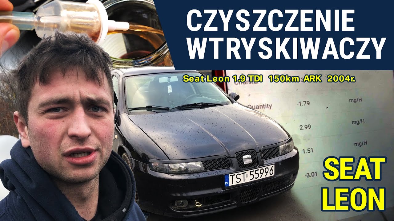 Seat Leon 1.9 TDI Czyszczenie Wtryskiwaczy YouTube